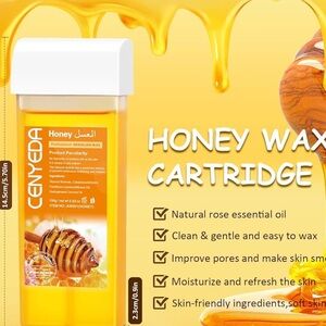 CENYEDA Honey Wax Kit with Treatment Wipes
